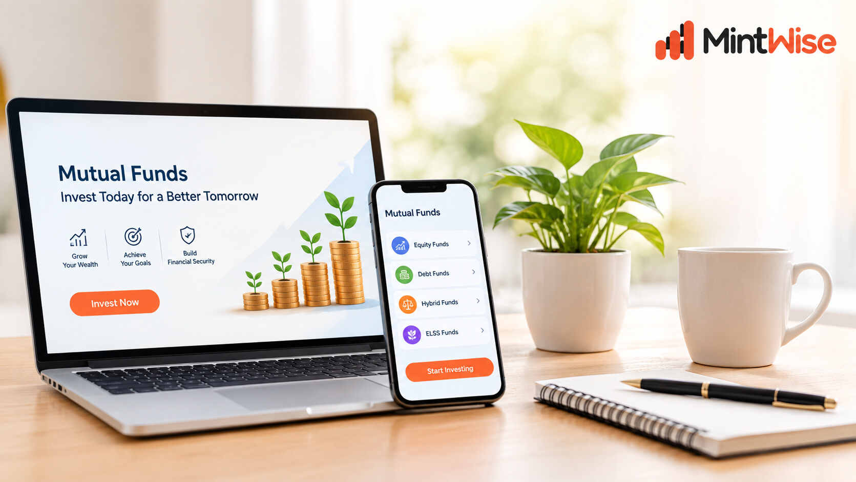 Invest in Mutual Funds Online with MintWise for smart and convenient digital investment planning.