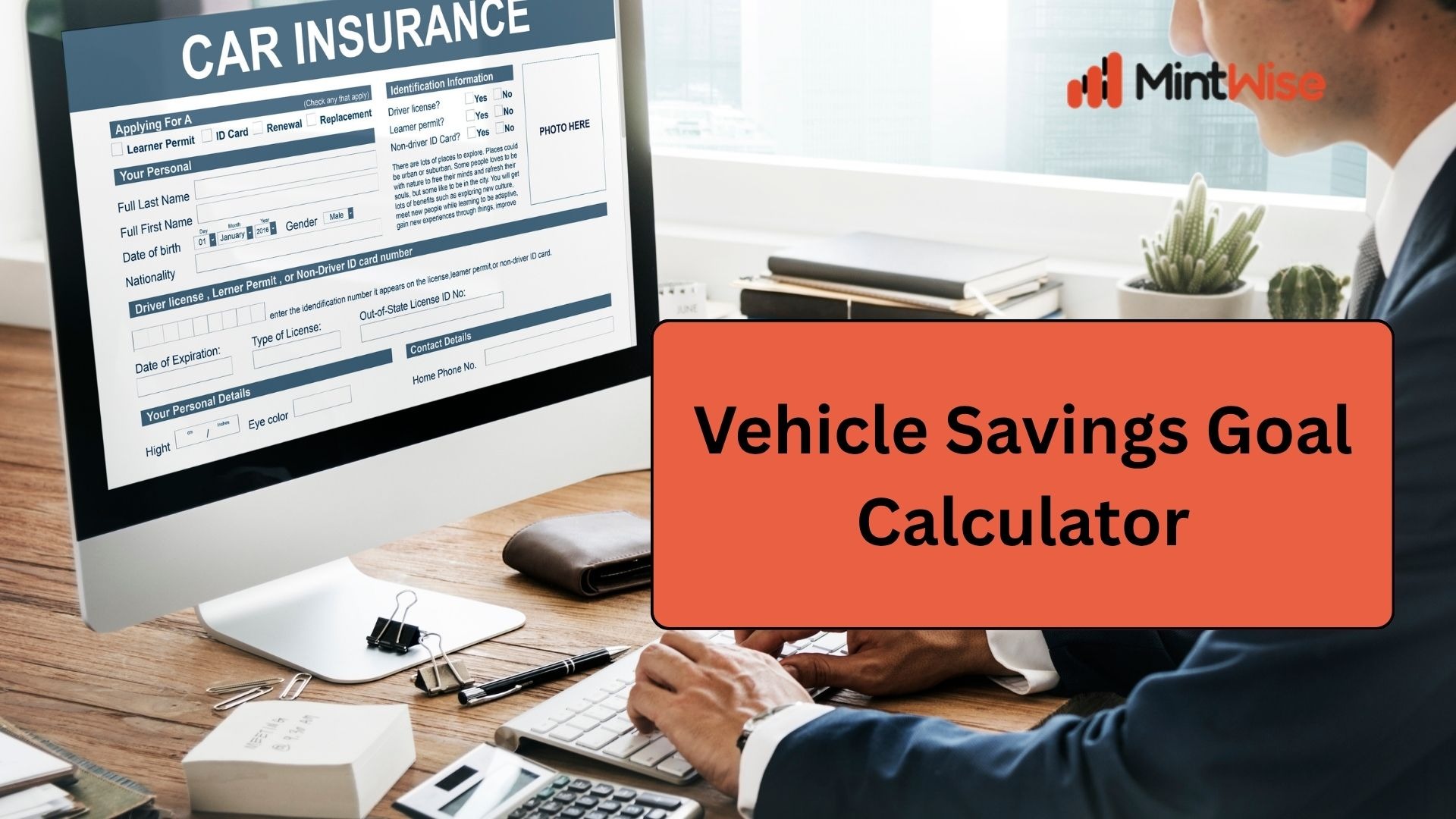 Vehicle Savings Goal Calculator for planning and saving for a dream car
