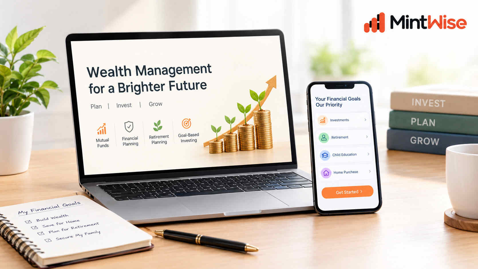 Wealth Management Website Wealth management websites for financial planning and investment goals