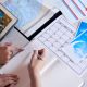 Travel savings planning for a holiday budget