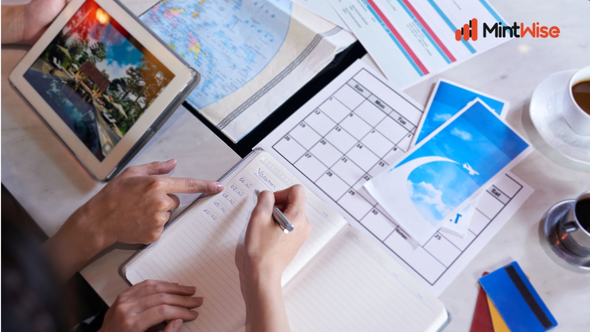 Travel savings planning for a holiday budget
