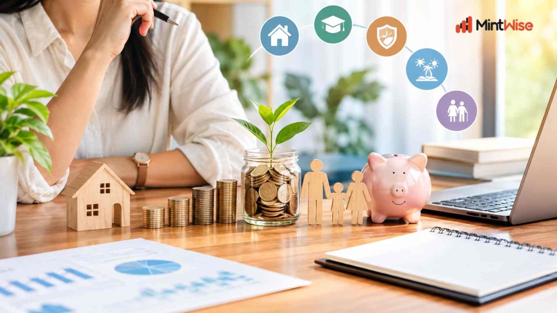 Personal wealth management services in India for financial planning, savings, and future family goals.